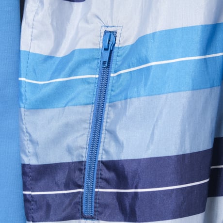 80s Vintage adidas Track Jacket Stripe Navy × Light Blue (Made in West Germany)