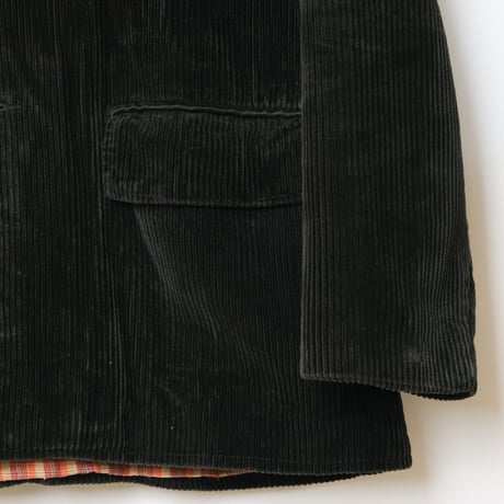50-60s Adolphe Lafont Black Corduroy  Jacket