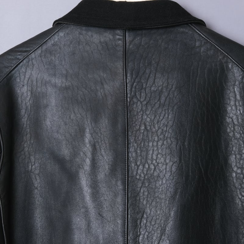 40s-50s French Vintage Leather Jacket (Corbusie...