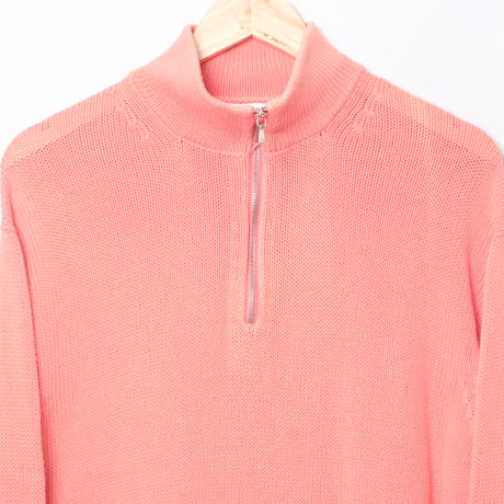 00s- Turnbull&Asser Cotton Knit Sweater（Made in Scotland)