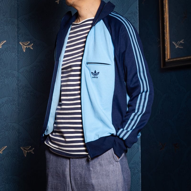 Adidas sst track jacket light clearance blue