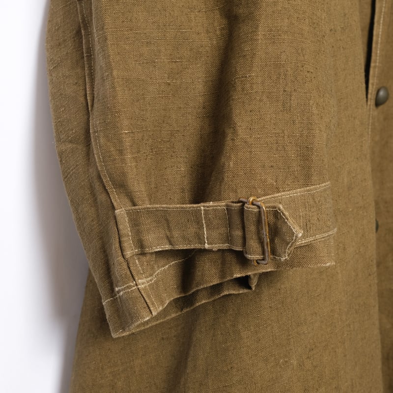 French Army M35 Motorcycle Coat Linen Dead Stoc