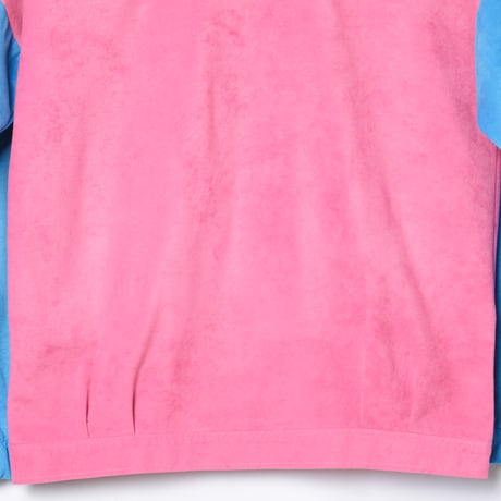 70-80s Vintage adidas Ventex Velours Track Jacket Pink (Made in France)