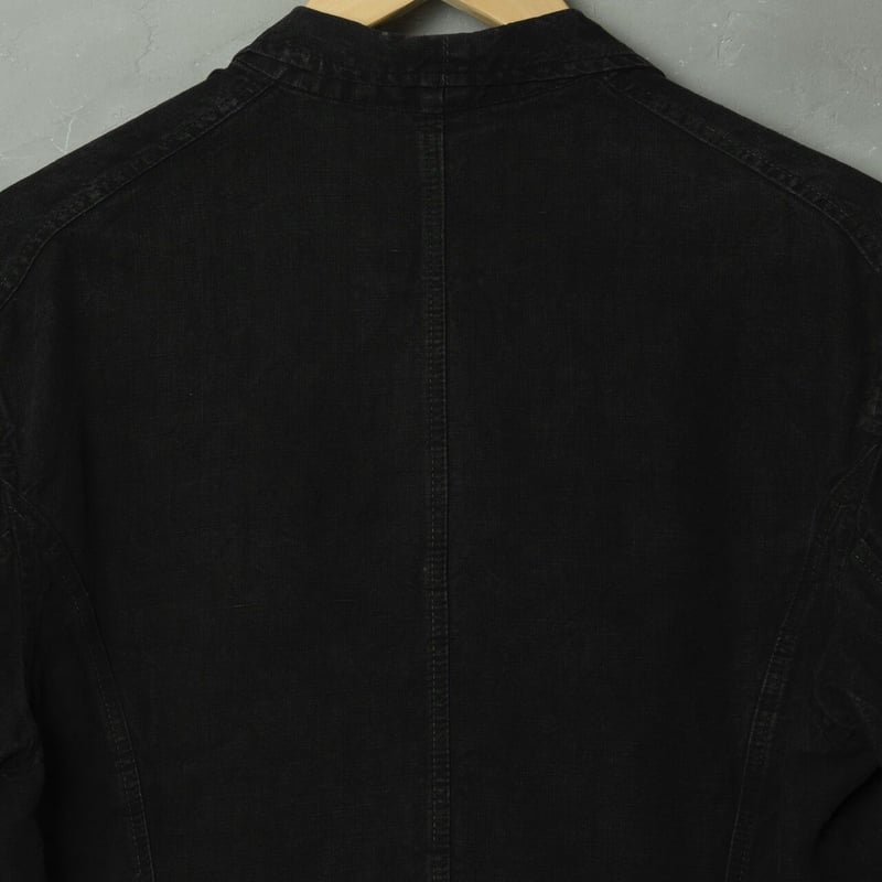 40s50s French Vintage VETRA Black Linen Double 40s50s French Vintage VETRA Black Linen Double