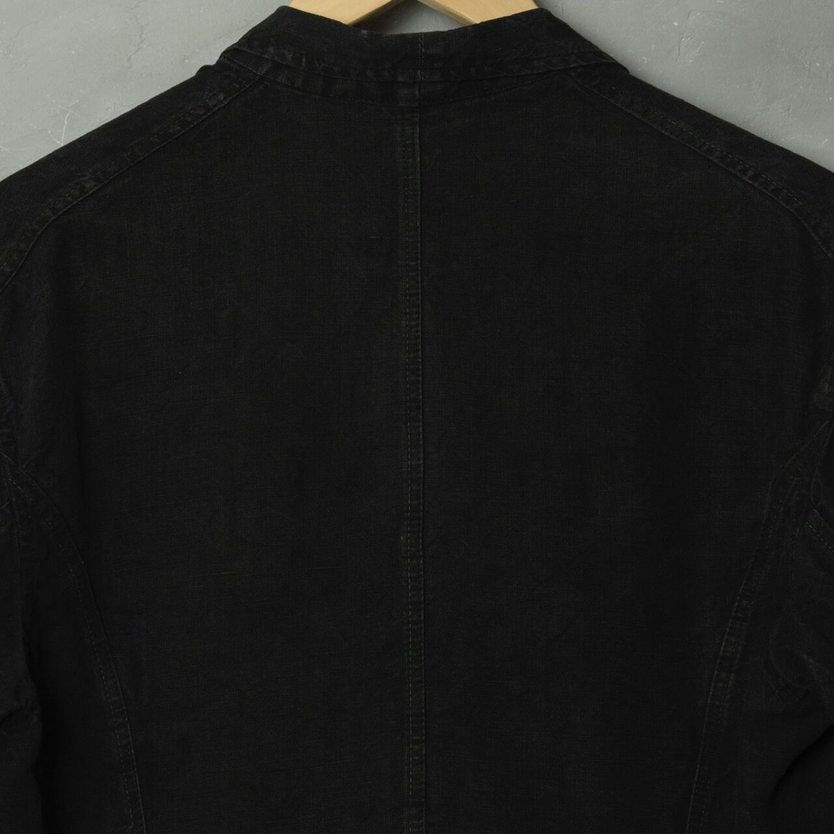 40s50s French Vintage VETRA Black Linen Double 40s50s French Vintage VETRA Black Linen Double