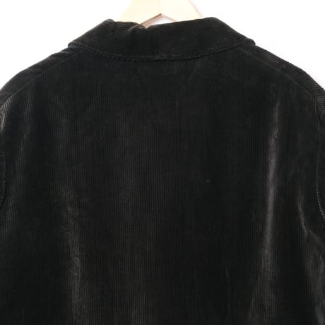 40-50s French Vintage Le Sans Rival Black Corduroy Hunting Jacket