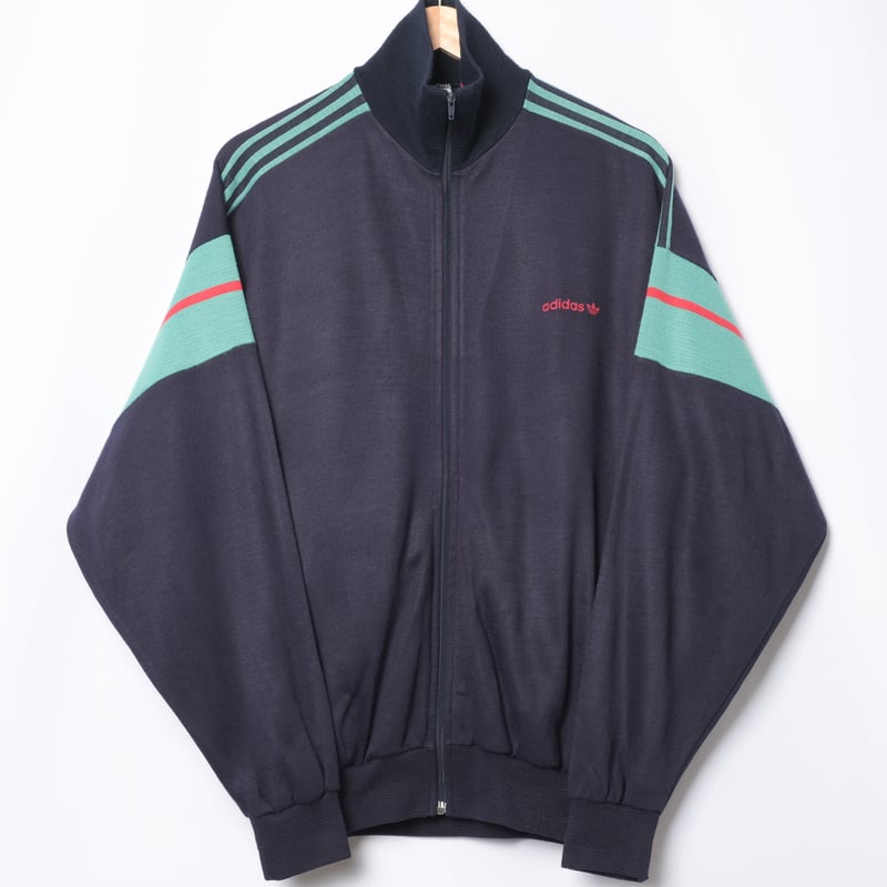 80s Vintage adidas Ventex Knit Track Jacket Nav