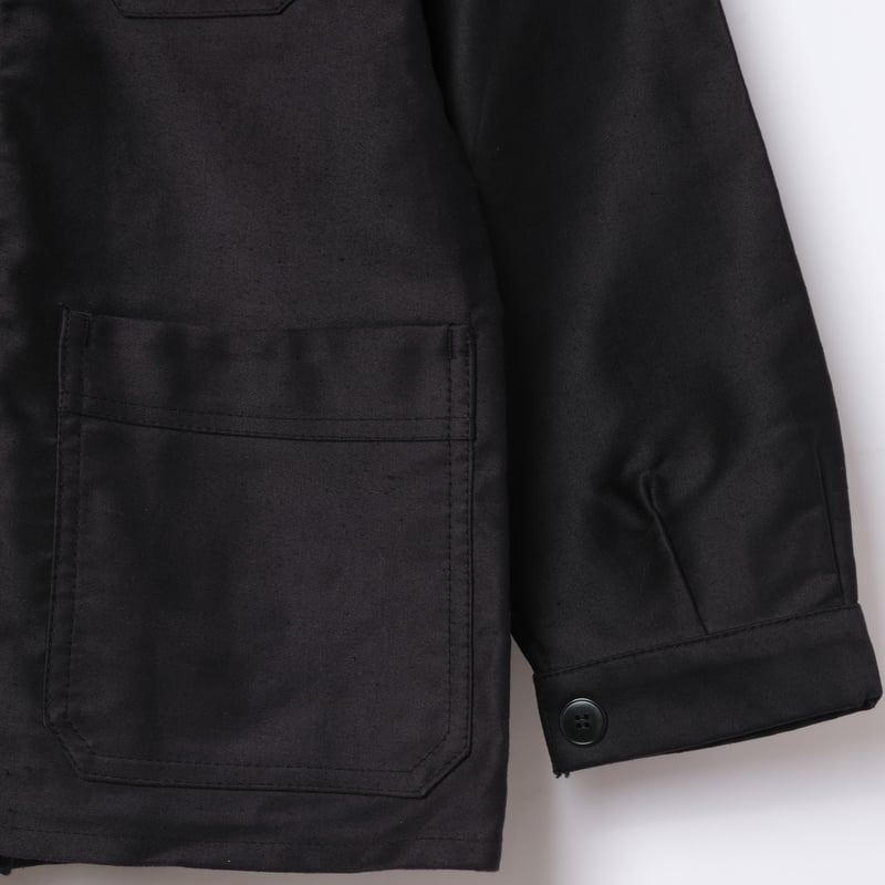 50s Dumont d'Urville ブラックモールスキンジャケット 50s Dumont d´Urville ブラックモールスキンジャケット