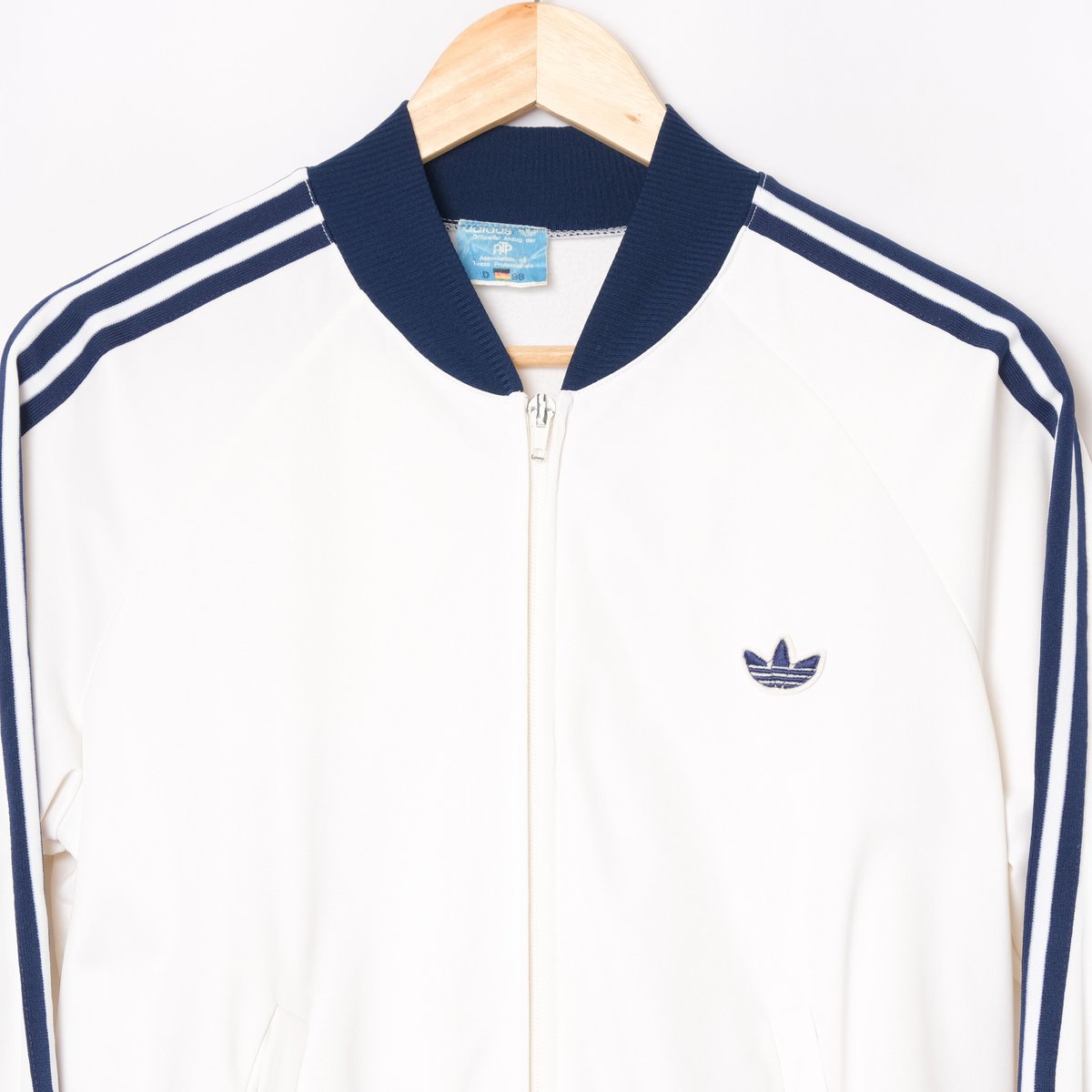 70-80s Vintage adidas ATP Track Jacket White ×