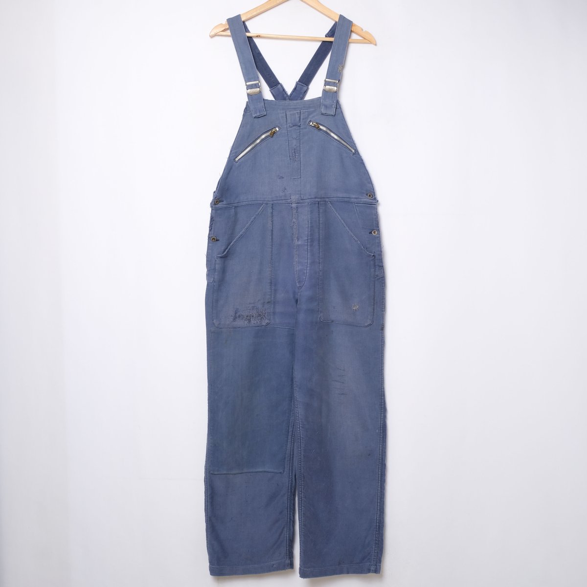 1950s ADOLPHE LAFONT ブルーモールスキンオーバーオール 50s-60s Adolphe Lafont French Work Overalls |
