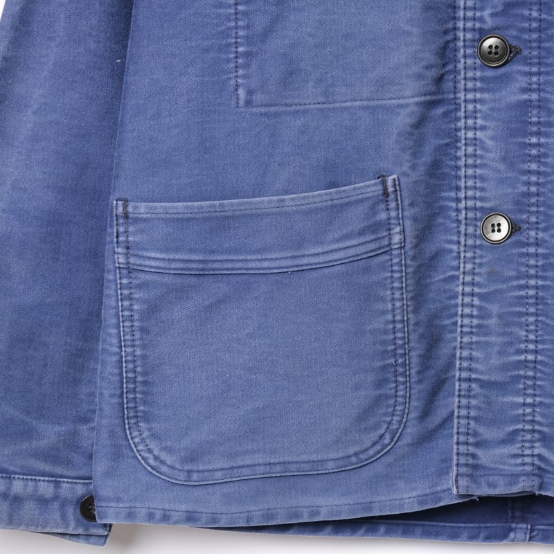 40-50s France Vintage Le Mont St Michel Blue Mo