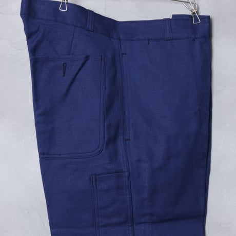40s-50s  Le Mont St Michel Cotton Twill Work Trousers Size 44L Dead Stock
