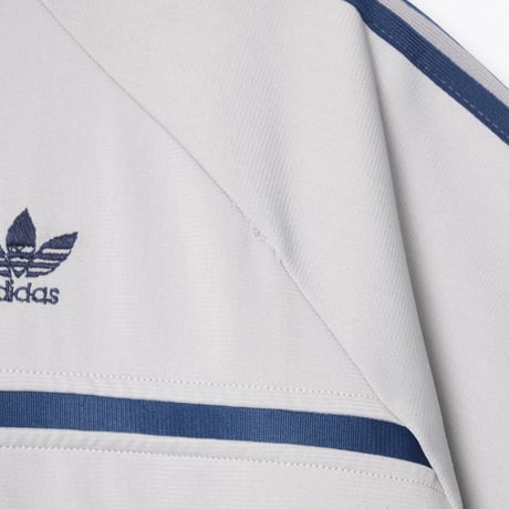 70-80s Vintage adidas Ventex Track Jacket Model First Gray × Navy  (Made in France)