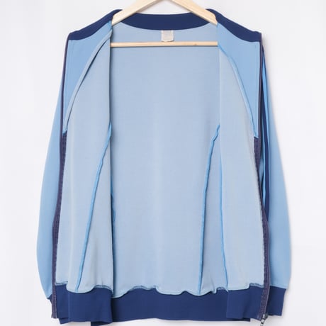 70-80s Vintage adidas Track Jacket Light Blue× Navy