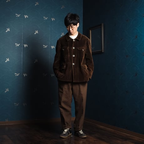 40-50s French Vintage Corduroy Hunting Jacket