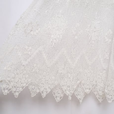 Early 1900s France  Antique Linen Church Smock 4