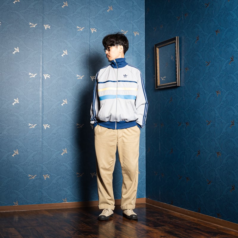 70-80s Vintage adidas Ventex Track Jacket Model