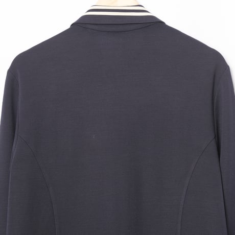 70s Vintage adidas Knit Track Jacket Navy