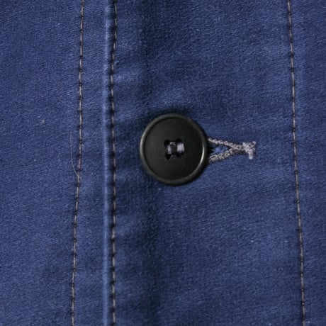 50-60s France  Vintage  Dumont d'Urville Blue Moleskin Jacket