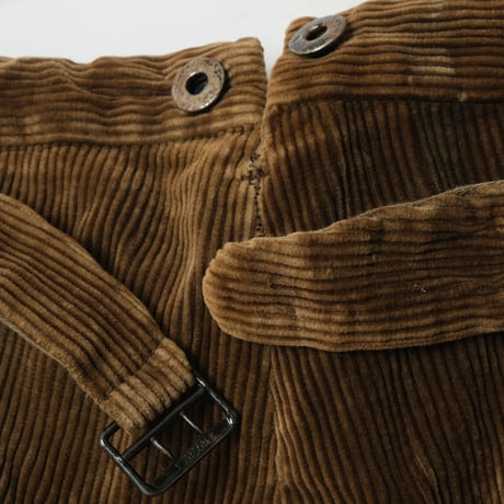 40-50s  Le Mont St Michel Corduroy Trousers