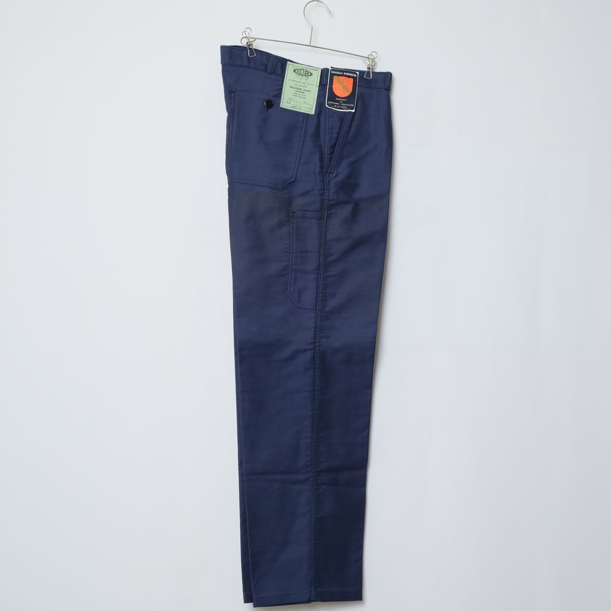 50s 60s French Vintage モールスキン ワークパンツ 古着 fit=scale-down,w=1200