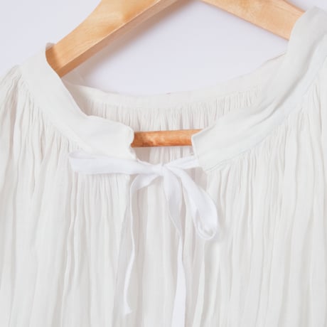 ~1940s  French Vintage Linen Church Smock
