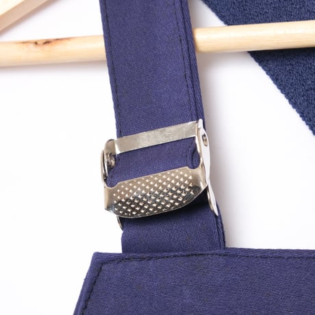 50s-60s France Vintage Adolphe Lafont  Blue Moleskin Overalls Size 50M Dead Stock
