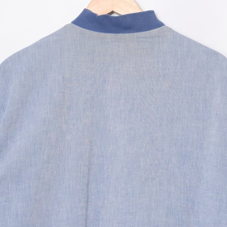 70-80s LACOSTE Reversible Cotton Blouson Light Blue（Made in France）