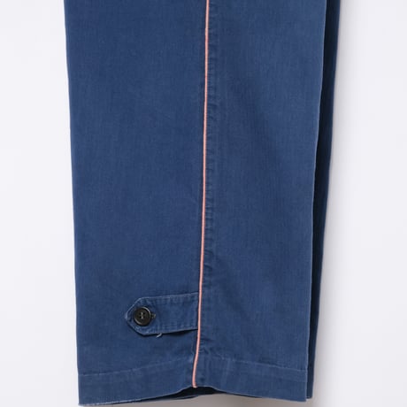 -30s France Vintage Fireman HBT Cotton Trousers