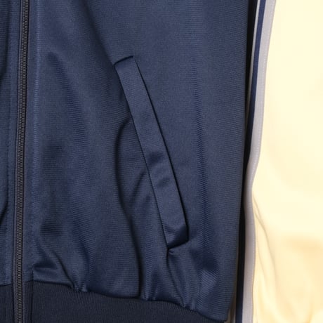 70-80s Vintage adidas Track Jacket Navy × Custard (Made in England)