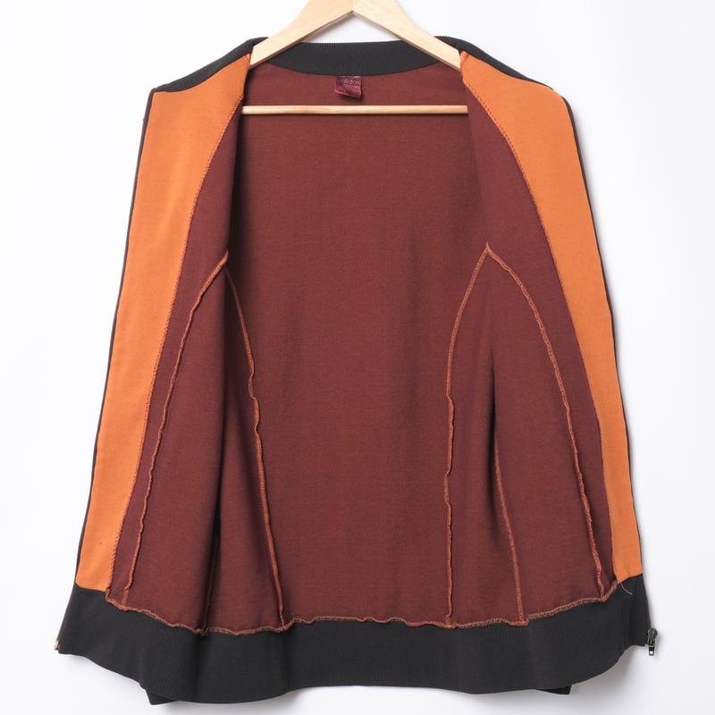 70s Vintage adidas Track Jacket Orange × Black