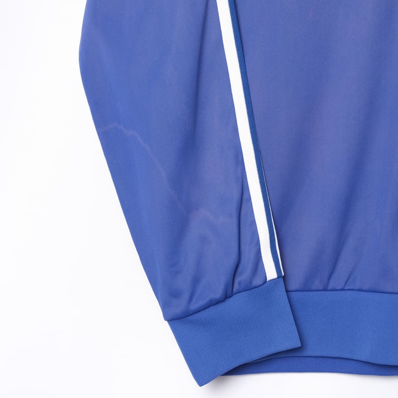 70s Vintage adidas Track Jacket Blue × White (M