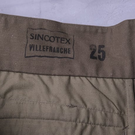 French Army M47 Trousers Early  Size 25 比翼 Dead Stock