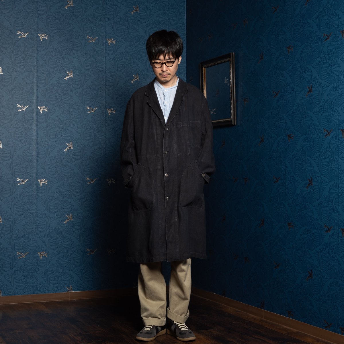 最終値下げ 1960's France black maquignon coat 最終値下げ 1960's France black maquignon coat