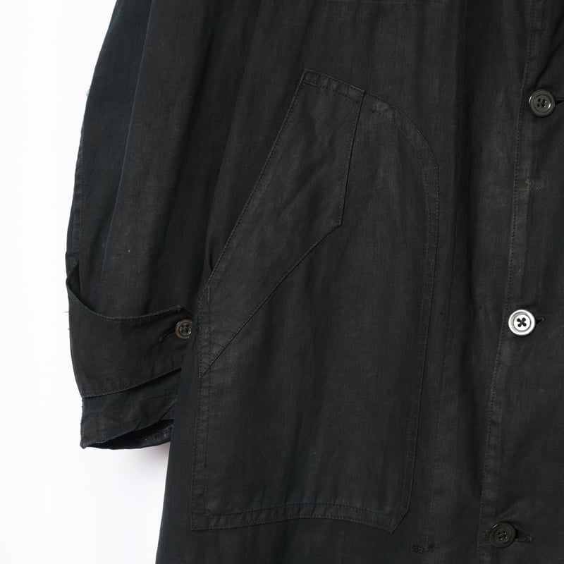 30-40s France Vintage Indigo Linen Maquignon Co