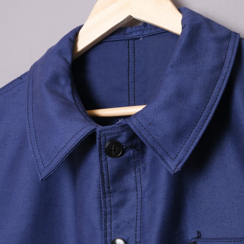 50-60s KONECO Blue Moleskin Jacket Dead Stock 50-60s KONECO Blue Moleskin Jacket Dead Stock
