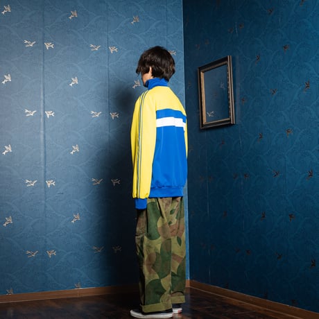 70−80s Vintage adidas Ventex Track Jacket Yellow × Blue