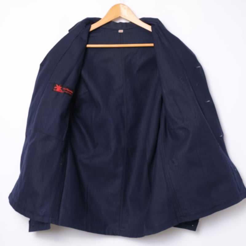 40-50s France Vintage Au Molinel Blue Metis Wor 40-50s France Vintage Au Molinel Blue Metis Wor