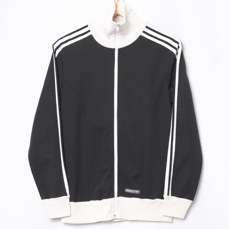 70-80s Vintage adidas Track Jacket Black × Whit