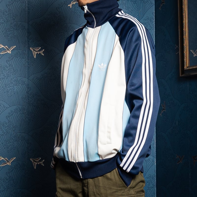 70-80s Vintage adidas Ventex Track Jacket Strip