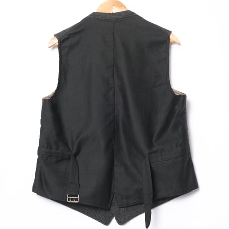 40-50s France Vintage Wool Work Gilet Dead Stock