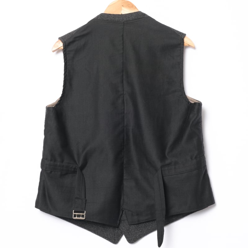 40-50s France Vintage Wool Work Gilet Dead Stoc