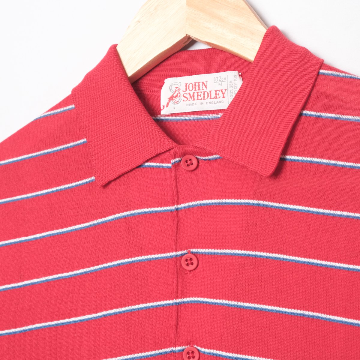 80s JOHN SMEDLEY Sea Island Cotton Half sleeves