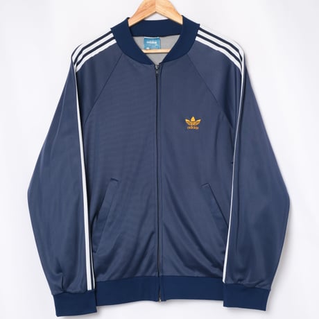 70-80s Vintage adidas ATP Track Jacket Navy (Made in France)