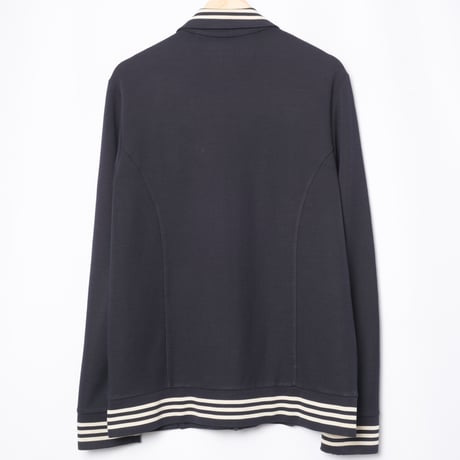 70s Vintage adidas Knit Track Jacket Navy