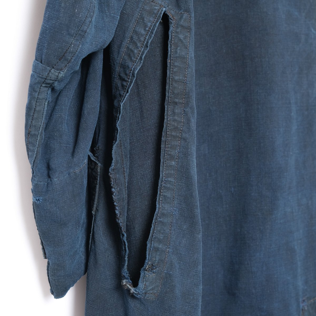 30-40s France Vintage Indigo Linen Maquignon 30-40s France Vintage Indigo Linen Maquignon