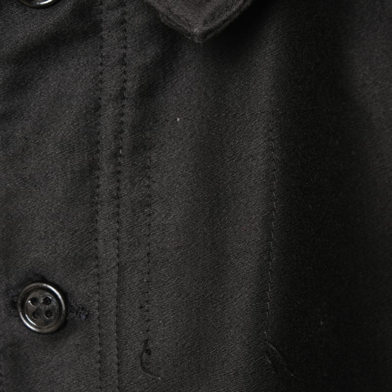 30-40s Le Mont St Michel Black Moleskin Jacket 30-40s Le Mont St Michel Black Moleskin Jacket