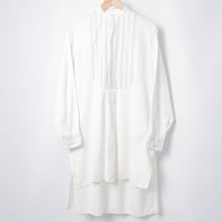 40-50s France Vintage ConChon Quinette NATTÉ Cotton Dress Shirt