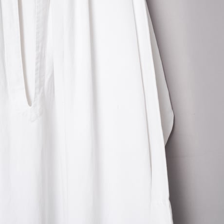 Early 1900s France  Antique Cotton Church Smock