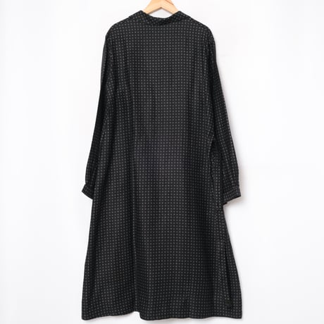 40-50s  France Vintage Cotton Work Dress Dead Stock